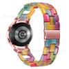 Adecuado para Samsung Watch6/7 Correa de Reloj de Resina Galaxy de Liberación Rápida Cabeza Correa de Reloj Acrílica Transparente