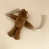 Fofo Ursinho de Pelúcia Prendedor de Cortina para Quarto Infantil e Quarto, Prendedor Elástico com Cordão para Cortinas, Presente de Inauguração