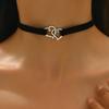 Estilo vacacional en la playa tobillera de cuentas de arroz de doble capa collar con doble corazón de cuentas collar de turquesa pulsera cadena corporal combinación femenina