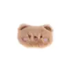 Broche de pelúcia de desenho animado, designs de coelho e urso, decorações fofas para suéteres de outono e inverno, miniaturas de bonecas, pins para mochilas, feito sob medida