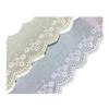 10 cm de largura boneca laço branco bordado de algodão borda textura de algodão laço fino acessórios DIY