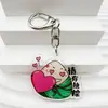 Llavero Creativo de Dibujos Animados Lindo de Bolas de Arroz Colgante Decorativo de Mochila de Acrílico Pequeño Regalo Venta al por Mayor