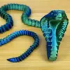Impressão 3D Cobra Descompressão Articulações Completas Ativas Enfeites Cascavel Famoso na Internet Criativo Feito à Mão Cobra Transfronteiriço