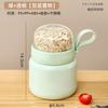 Taza Portátil para Yogur, Taza para Avena Refrigerada, Batido para la Noche, Taza para Cereal Multigrano con Cuchara, Taza de Doble Capa para Desayuno