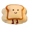 Muñequera Linda Cara de Tostada de Queso para Lavarse la Cara, Manga Anti-Goteo y Anti-Humedad, Muñequera Práctica para Lavarse, Lazo para el Cabello de Dibujos Animados Lindo