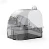 Caja bebedero para pájaros NC caja bebedero para pájaros baño de pared Xuanfeng pequeño sol periquito jaula de baño