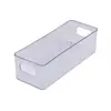 Cesta de Armazenamento Transparente para Mesa Organizador de Maquiagem Skincare Caixa Estudante Dormitório Lanches Diversos Prateleira