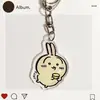 Chaveiro de Acrílico Kaka Kawa Pingente de Mochila Pequeno Presente Fofo Periférico de Anime Desenho Animado Popular