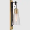Lámpara de Pared para Mesita de Noche de Dormitorio de Lujo Accesible de Cobre Puro VC Personalizada Luz de Fondo Simple y Atmosférica para Sala de Estar Luz de Pasillo Luz de Escalera
