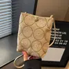 Bolsa Bordada Feminina 2026 Nova Outono Nicho Exquisite para o Dia a Dia Bolsa de Ombro Único Super Quente Moda Bolsa Transversal para Celular
