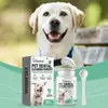 Yegbong Polvo Limpiador Dental para Perros Fórmula Suave Refresca el Aliento y Protege la Salud Bucal de tu Mascota Polvo Limpiador de Dientes