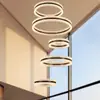 Lámpara de araña de cristal de lujo ligero para sala de estar, estilo italiano minimalista, lámpara circular de alta gama para hotel y villa, accesorio de iluminación LED de protección ocular, hierro