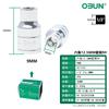 Oubang Dado Hexagonal 12.5mm 1/2 Espejo Métrico Acero Cromo Vanadio Llave de Vaso Herramienta de Reparación Automotriz Cabeza de Vaso Corta