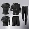 Ropa deportiva para hombre, mallas de secado rápido, alta elasticidad, para correr, entrenar, baloncesto, correr por la mañana, ciclismo, primavera y otoño.