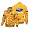 Jaqueta de moletom plus size com logo de carro esportivo Tendência de moda estrangeira europeia e americana Comércio eletrônico transfronteiriço AliExpress Casaco fino casual com zíper Top masculino