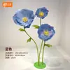 Tienda de flores de papel gigantes a gran escala Meichen decoración de boda accesorios de boda diseño de ventana productos de flores de papel falsas hechas a mano