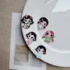 Kit de pegatinas de jade transparente moderno y popular para DIY: incluye pegamento en crema, una pinza para el pelo para niñas, un llavero, una funda para el teléfono y un colgante para bolso