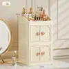Caja de Almacenamiento Plegable Apilable para Labiales, Cosméticos y Productos de Cuidado de la Piel; Gabinete de almacenamiento para cosméticos; Palabra Clave Transfronteriza
