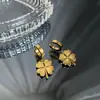 [Collar + Pulsera + Pendientes] Diseño de Nicho Personalizado Europeo y Americano Transfronterizo Conjunto de Joyería de Acero de Titanio Estilo Frío Venta al por Mayor