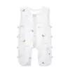 Ropa Pipa de Fibra de Bambú para Bebé Mono Delgado de Verano para Recién Nacido Romper sin Mangas para Bebé Niño y Niña
