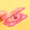 Clipe PP de Gota Criativa DIY Clipe de Vedação Transparente de Acrílico para Lanches Clipe Fofo de Desenho Animado para Armazenamento de Arquivos de Estudante