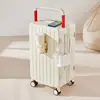 Maleta con Carrito Ancho para Mujer con Portavasos Modelo 26 pulgadas Gran Capacidad Rueda Universal Maleta al por Mayor 20 pulgadas Estuche con Carrito de Contraseña