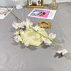 2 flor de guisante de horquilla flor de seda artificial flor artificial flor de boda flor de simulación venta al por mayor sala de estar adornos florales de alto sentido