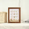 Marco de Fotos de Flores Secas Hueco Tridimensional de Madera DIY Marco de Fotos Decorativo de Conchas y Caracolas Fabricante Marco para Espécimen de Mariposa Hueco 3 5