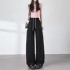 Pantalones Cargo de Color Sólido para Mujer 2026 Primavera/Verano Nuevos de Cintura Alta Adelgazantes Holgados Casuales de Pierna Ancha