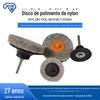 Fornecimento especial transfronteiriço de areia de torque de nylon não tecido fecho de giro disco de areia polimento espiral areia de nylon giro Poly disco de areia