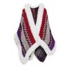 Chal de piel para novia transfronterizo europeo y americano para mujer 2026 Otoño e Invierno Nuevo Vintage Étnico Bufanda Chal de Piel Sintética de Zorro
