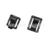 Fábrica 20~25mm plástico negro accesorios para equipaje clip de ajuste de apertura clip de pico de pato fácil de reemplazar suministro directo