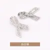Broche metálico de corbata con lazo de diamantes, prendedor retro de moda para corsage, accesorio de ropa, pasador antideslizante
