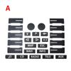 Touareg 2004-2009 negro mate kit de reparación de botones desgastados calcomanía J44