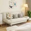 Sofá Apartamento Pequeño Sala de Estar 2026 Nuevo Apartamento Tela Sofá Pequeño Dormitorio Doble Tres Personas Habitación de Alquiler Sofá Perezoso