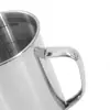 Bingyu By-3097 Vaso Graduado Grueso de Acero Inoxidable Taza Medidora de Líquidos Vaso Graduado de Laboratorio 500ml