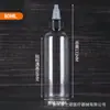 Botella de Plástico Transparente para Gel 250ml Champú Gel de Ducha Tinta Líquida para Pintar Botella de Ajuste de Gel