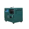 Fornecimento direto da fábrica de Wuxi Gerador de baixo ruído Conjunto Gerador a Diesel partida elétrica 3000w-8000w monofásico