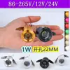 Mini Refletor Embutido Pequeno 1W 12V24 Volts 110V Vitrine de Abertura Armário de Vinho Refletor de Mesa Olho de Boi Olho de Gato Lâmpada