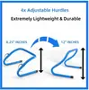 Set de Escalera de Agilidad Transfronteriza, Escalera de Cuerda para Entrenamiento, Disco Marcador, Placa Marcadora, Paraguas de Resistencia, Equipo de Entrenamiento de Fútbol
