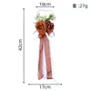 Rosa Artificial Amazon Decoração de Flores Flor da Noiva Florista Segurando Varinha de Fada Adereço para Fotografia ao Ar Livre Varinha Mágica em Forma de Coração