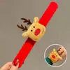 Decorações de Natal Presentes Anel de Pressão Infantil Boneca de Pelúcia Pulseira Régua Vestir para o Jardim de Infância Presente de Feriado Acessórios de Cabelo