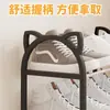 Estantería de Zapatos Simple, Gabinete de Almacenamiento, Zapatero de Múltiples Niveles para Montaje en Casa, para Entrada, Dormitorio, Estantería de Almacenamiento de Acero Inoxidable sin Taladro