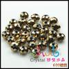 Cuentas planas de 6MM8MM color de retención de alta temperatura color de galvanoplastia vidrio de cristal de alta calidad cuentas de rueda fabricantes soporte pequeño lote mixto