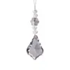 Estilo Lujo Ligero Suministros para Bodas Atrapasoles Color AB Decoración de Árbol de Navidad Pequeño Amor Hoja de Arce Copo de Nieve Colgante de Cristal