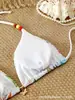 Amazon 2026 Nuevo Bikini de Dos Piezas Talla Estándar de Comercio Exterior Europeo y Americano Estampado Fresco Moda Sexy Traje de Baño de Cintura Alta