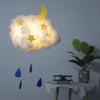 Lâmpada de Nuvem Criativa diy Material Feito à Mão Quarto de Menina Celebridade da Internet Dormitório Suspensão no Ar Luz Noturna Decorativa Pingente