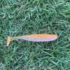 Linha para Isca Artificial Luya T-Tail Isca Macia Gancho de Chumbo Pesca Invertida Perca Peixe-mandarim Afundamento Lento Minhoca Macia Espiral em Texas