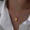 Novo irregular amor flor luz luxo colar pingente nicho design amor flor tcheca colar de diamantes atacado