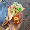 Llavero Colgante Auténtico Monstruo Pequeño de Langlangshan Linda Muñeca Demonio Cerdo Colgante para Mochila de Pareja Regalo Venta al por Mayor
